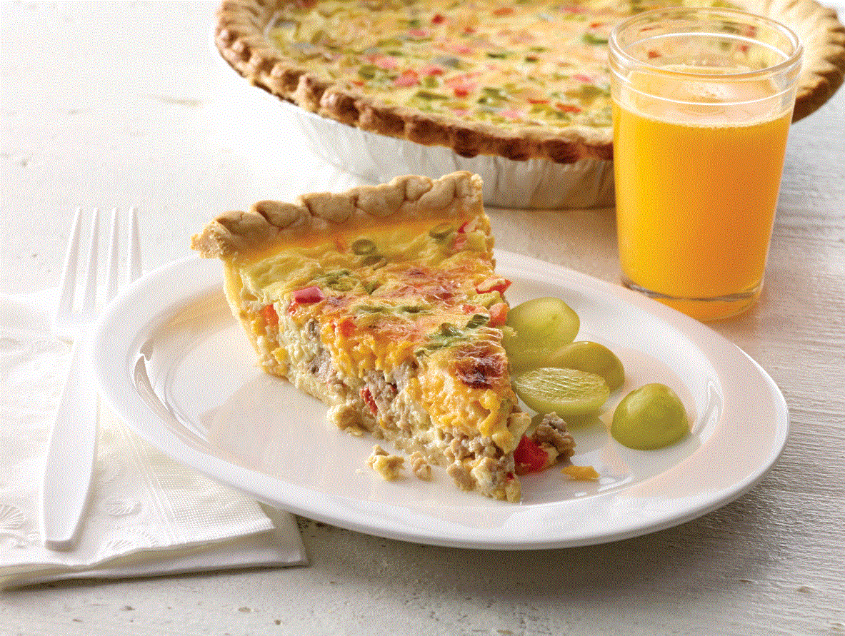 Breakfast Sausage Quiche